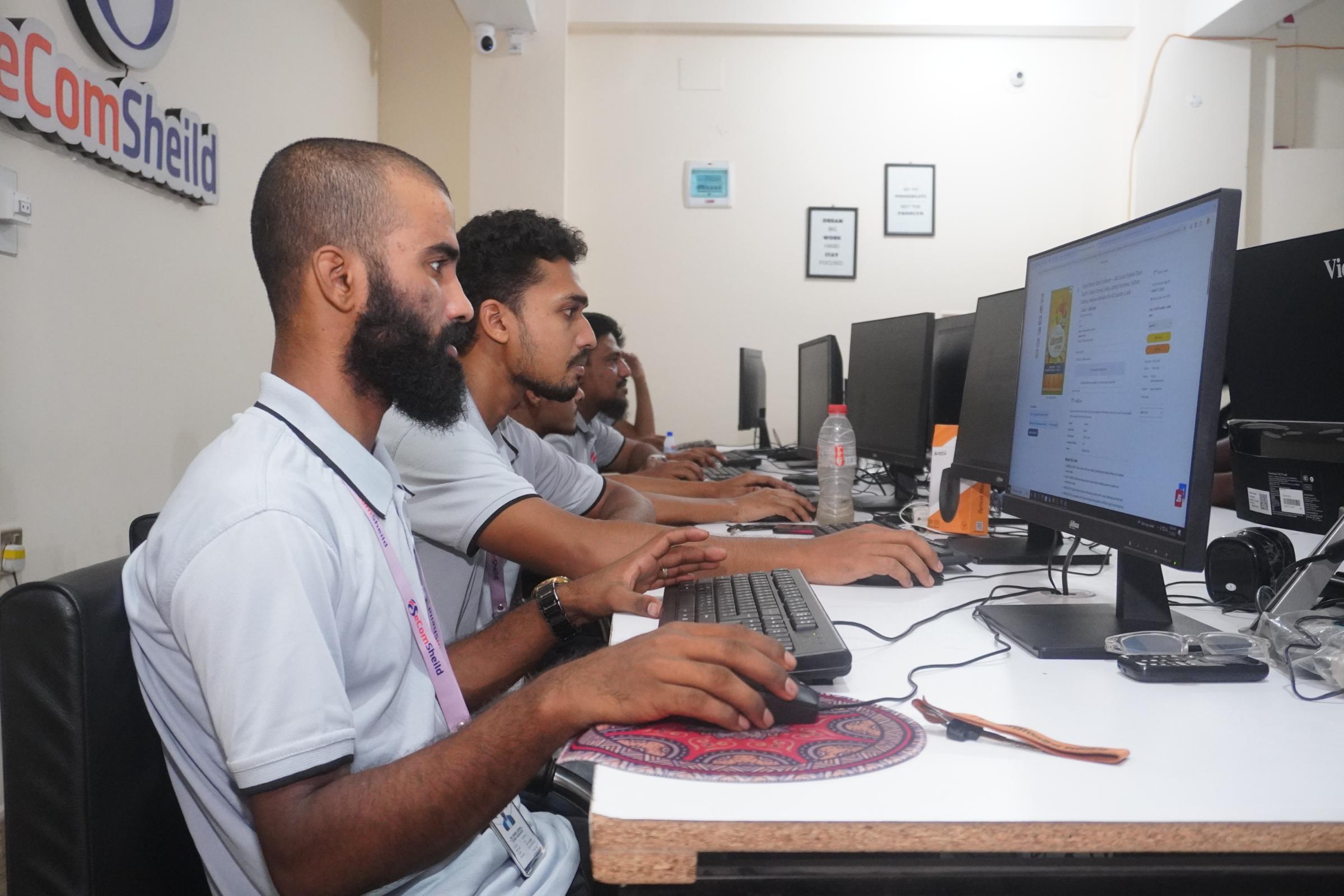 Team working in the office